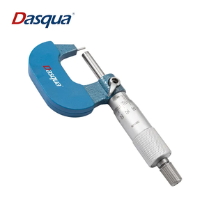أداة دقيقة مقياس ميكرومتر أنبوبي ميكانيكي من Dasqua 0-25 مع سقاطة أسطوانية لإيقاف الكشتة - Product Image 5