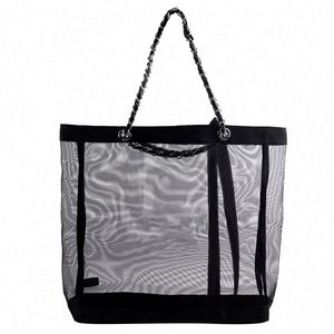 Sac fourre-tout multifonctionnel en maille extra large pour la plage et le shopping - Idéal pour les promotions - Product Image 2