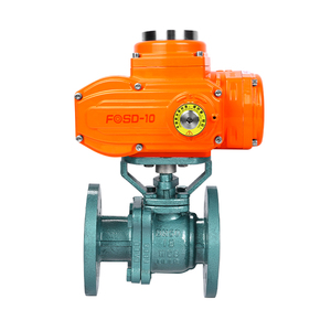 Válvula de Bola Motorizada con Brida, a Prueba de Explosiones, con Actuador de Flúor, de Acero al Carbono WCB, Clase ANSI 150 - Product Image 2