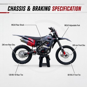 Motocicleta Todoterreno de Gasolina para Adultos, 300cc, 4 Tiempos, Refrigerada por Aire, Monocilíndrica, Profesional, para Carreras - Product Image 3
