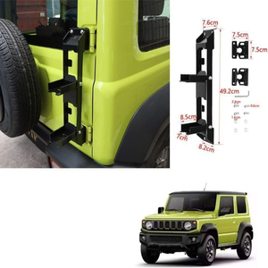For Suzuki Jimny JB64 JB74 2018+ Folding Tail <b>Ladder</b> Accessories Rear Door Auxiliary <b>Ladder</b> Tunning Part - Product Image 1