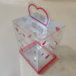 Biểu tượng tùy chỉnh in sinh thái thân thiện rõ ràng có thể gập lại <span class=keywords><strong>PVC</strong></span> Đóng gói hộp nhựa - Product Image 4