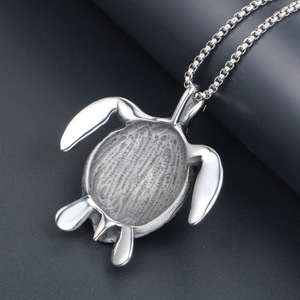 <b>Titanium</b> Steel Turtle Pendant Necklace Unisex Animal Zodiac Gift SP749 - Product Image 4
