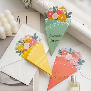 Biglietti di <span class=keywords><strong>auguri</strong></span> floreali perfetti per i compleanni di natale, grazie per la festa della mamma, grande regalo di carta per gli amanti degli amici di famiglia - Product Image 5