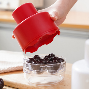 Nouvel outil manuel <span class=keywords><strong>de</strong></span> cuisine domestique en ABS+PC pour dénoyauteur <span class=keywords><strong>de</strong></span> <span class=keywords><strong>cerises</strong></span> et légumes, facile à utiliser et à nettoyer, lavable, dénoyaute jusqu'à 7 <span class=keywords><strong>cerises</strong></span> - Product Image 1