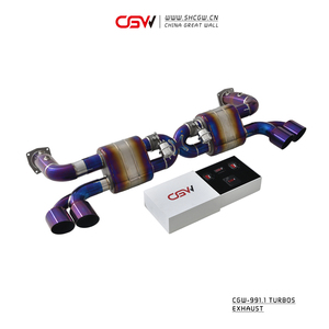 Vente directe d'usine, silencieux d'échappement CGW Performance Sound Valve Catback pour <span class=keywords><strong>Porsche</strong></span> <span class=keywords><strong>911</strong></span> 991.1 Turbo S - Product Image 4