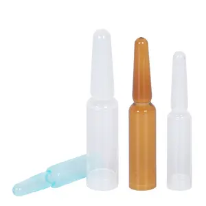 Small Capacities Ampoules Plastic Bottle Travel Set Disposable Ampule Empty Bottle 1.5/2/3/5ml For Skin Care Packaging