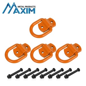 <span class=keywords><strong>Anneau</strong></span> en D ancre d'arrimage 1/2 "anneaux robustes avec vis boulons sur remorque camion lit Cargo 12000 Lbs crochet de résistance <span class=keywords><strong>à</strong></span> la rupture - Product Image 1