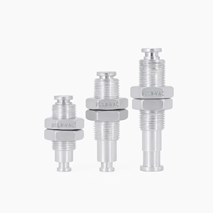 Soporte de ventosa de aleación de aluminio SRK SRKN con adaptador de montaje y amortiguador de vástago para puerto lateral de brazo robótico industrial y automatización de vacío - Product Image 1