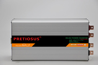 Pretiosus onduleur à onde sinusoïdale pure avec chargeur et 5000W 5KW 5000Watt 12/24/48V DC à AC100/110/120/220/230/240V
