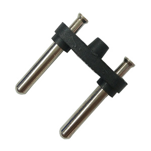 ปลั๊กไฟยุโรปแบบ 2 ขา 2.5A ปลั๊กไฟแบบ 2 ขา ปลั๊กไฟทองเหลือง - Product Image 4