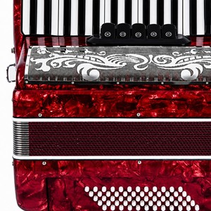 เครื่องดนตรีอัดลมแบบพกพาสำหรับผู้ใหญ่ รุ่น Chromatic 34 คีย์ 60 เบส  พร้อมแผ่นรีดแบบอิตาลี 5 รีส  น้ำหนักเบา ทำจากไม้เมเปิล - Product Image 4