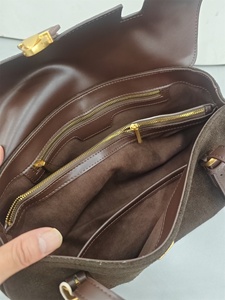 Borsa di Lusso in Vera Pelle per Donna, Borsa a Tracolla Retrò all'Ingrosso, Classica Borsa in Pelle Scamosciata, Borse di <span class=keywords><strong>Moda</strong></span> in Pelle Personalizzate e Trendy - Product Image 4