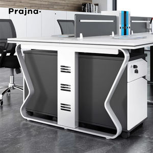 Estación de trabajo de oficina modular, escritorio, estación de trabajo para 6 personas con divisor de muebles moderno para oficina y gerente de oficina - Product Image 3