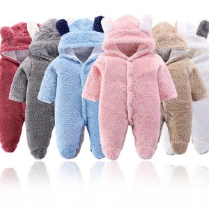 Conjuntos de Ropa para Niños al por Mayor 2021, Overoles de Invierno para Bebés, Vestidos Bonitos para Bebés, Ropa de Terciopelo para Recién Nacidos, Niños y Niñas, Peleles para Bebés - Product Image 1