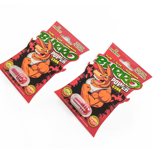 The brand-new hard card packaging men's <b>red</b> energy capsules inspire vitality and desire - the top choice replenishing energy - Product Image 3
