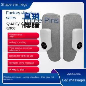 Masseur de pieds, mollets et jambes pour usage domestique avec fonction de minuterie, physiothérapie pour varices, pression d'air, compresse chaude, personnalisation de cadeau - Product Image 6