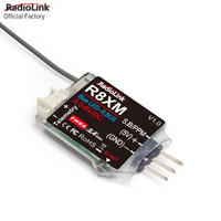 Radiolink RC – Mini récepteur R8XM à 8 canaux à longue portée avec télémétrie intégrée en temps réel, Distance de contrôle de 4000 mètres