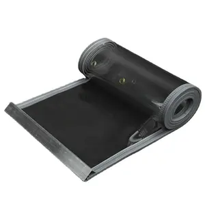 Benutzer definierte schwarze selbst geschlossene gerippte PVC magnetische Luft Schiebe schirm Kunststoff kette Haustier Tür leiste Vorhang Versorgung