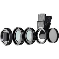 Kit d'objectif téléobjectif 20x 4BLANC pour smartphones avec support