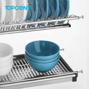 <span class=keywords><strong>Escurridor</strong></span> <span class=keywords><strong>de</strong></span> <span class=keywords><strong>Platos</strong></span> <span class=keywords><strong>de</strong></span> Acero Inoxidable <span class=keywords><strong>de</strong></span> 2 Niveles TOPCENT, <span class=keywords><strong>Escurridor</strong></span> <span class=keywords><strong>de</strong></span> <span class=keywords><strong>Platos</strong></span> Sobre el Fregadero - Product Image 6