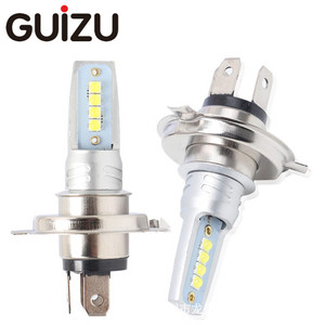 Feux antibrouillard LED GZ H4 H7 H8 H11 3535-8led en aluminium pour voiture et moto - Product Image 1