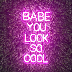 Dropshipping No quantité minimale de commande <span class=keywords><strong>le</strong></span> plus populaire enseigne lumineuse néon LED personnalisée Happy Birthday pour fête d'anniversaire vacances mariage - Product Image 3