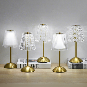 Lámpara de Escritorio Táctil Inalámbrica Recargable, Lámpara de Mesa LED de 3 Colores Atenuables, Diseño Europeo, para Hotel, Restaurante, Dormitorio - Product Image 2
