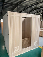 Chambres confortables de sauna de station thermale de matériel en bois de corps de relaxation 2 personnes d'intérieur