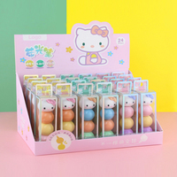 Ensemble de surligneurs A.Ni Mini mignons en forme de petit dinosaure princesse, couleur macaron, couture créative, séchage rapide, pour étudiants, stylo à dessin