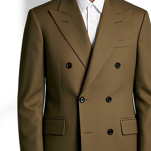 <span class=keywords><strong>Costume</strong></span> d'affaires sur mesure <span class=keywords><strong>de</strong></span> <span class=keywords><strong>luxe</strong></span> en tissu 100 % laine respirant, <span class=keywords><strong>de</strong></span> haute qualité, taille et couleur personnalisées, 2 pièces, blazer pour homme - Product Image 6