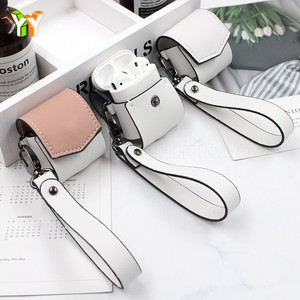 Dropshipping disponible. Funda para auriculares inalámbricos Bluetooth estilo coreano/funda protectora de cuero/funda para estuche de carga. - Product Image 1