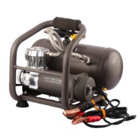 Compresseur industriel portable robuste avec double clip de batterie 5.7 réservoir de gaz de levage outil pneumatique gonfleur de pneu moteur à piston