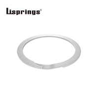 Lispring Carbon Steel and 304H and 316 Stainless Steel Plain Finish External Spiral Retaining Ring with 40-52 HRC Hardness