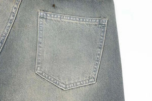 Streetwear déchiré été Denim genou Jeans Shorts pour hommes Short en jean personnalisé Jorts Baggy Denim Jean Shorts - Product Image 5