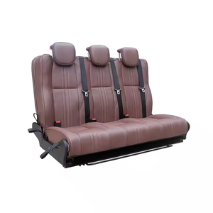 Asientos Plegables Triples Autoliuma de 3 Plazas en Piel Sintética PU Modificados para RV, MPV, Furgoneta, Autocaravana y Modelos Alphard Land Cruiser - Product Image 2