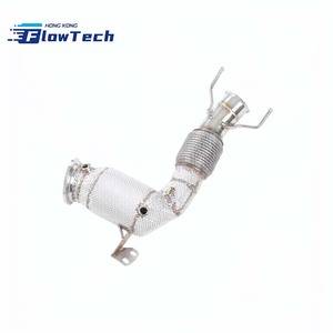 ท่อดาวน์ไปป์เพิ่มประสิทธิภาพสำหรับ MINI COOPER S F56 B48 2.0T 304 SS ระบบไอเสียไหลสูงแบบ Bolt-on สำหรับรถแข่ง มาตรฐานยูโร 5 200 เซลล์ - Product Image 2