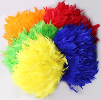 Frange de plumes de dinde moelleuses, écologiques, sexy et luxueuses de 10-15 cm pour la décoration de la maison et l'utilisation sur les oreillers