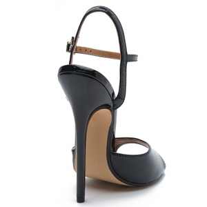 Winter Extra-large Size 41-48 14cm Stiletto Heel Fish-Mouth Toe PU Upper Rubber Sole Thin Heel <b>Sandals</b>. New Style Available - Product Image 5