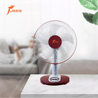 Ventilateur de table avec 3 vitesses, oscillation large, fonctionnement silencieux, inclinaison réglable à 90 degrés, moteur en cuivre, ventilateur de table de 16 pouces