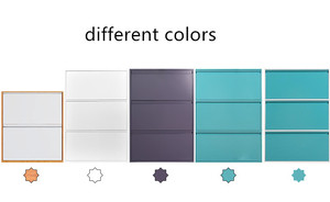 モダンな靴箱 リビングルーム トップセール 格安で人気の収納キャビネット 金属扉付き靴箱/靴棚/シューラック - Product Image 3