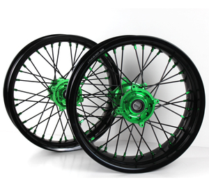 새 공장 직송 더트 바이크 KX 250 450 17인치 앞뒤 레이싱 슈퍼모타드 알로이 림 휠 - Product Image 3