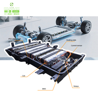 Baterai Lithium Ion CTS OEM 355V 96Ah 34kWh dengan BMS Canbus yang Dapat Diprogram, Paket EV Khusus untuk Mobil Penumpang