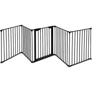 Bebé de puerta de seguridad de protección de la cerca retráctil plegable super ampliala puerta del bebé de la <span class=keywords><strong>escalera</strong></span> - Product Image 2