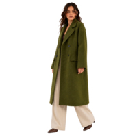 Manteau long en laine mélangée pour femme, style vintage, chaud, à revers, pour l'hiver, trench-coat haut de gamme, vêtement d'extérieur personnalisé