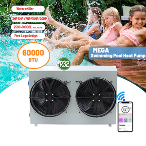 Pompe à chaleur commerciale pour <span class=keywords><strong>piscine</strong></span>, refroidissement et <span class=keywords><strong>chauffage</strong></span>, chauffe-eau autonome intelligent avec application, direct usine - Product Image 1