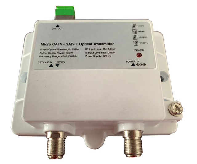 CATV and SAT TV Mini Satellite Optical Transmitter