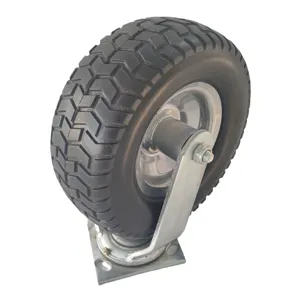 9 Inch 3.50-4 Inch Flat Free Tire Wheel Solid Tyre Caster Wheel Turf Tire PU Foam Wheel For Hand Cart