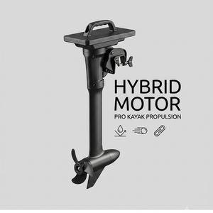 Moteur électrique professionnel 12V 24V pour pêche à la traîne, avec poignée, support de fixation à arbre long, système de propulsion <span class=keywords><strong>hybride</strong></span> pour kayak - Product Image 1