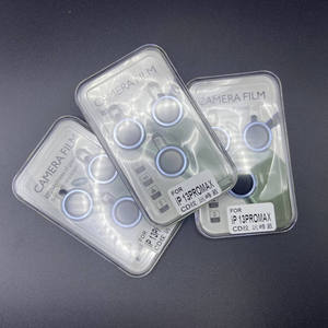 Protector de pantalla de vidrio templado con lente de cámara de teléfono móvil transparente HD antiarañazos individual para <span class=keywords><strong>iPhone</strong></span> 12 <span class=keywords><strong>13</strong></span> 14 15 16 <span class=keywords><strong>Pro</strong></span> Max Plus - Product Image 6
